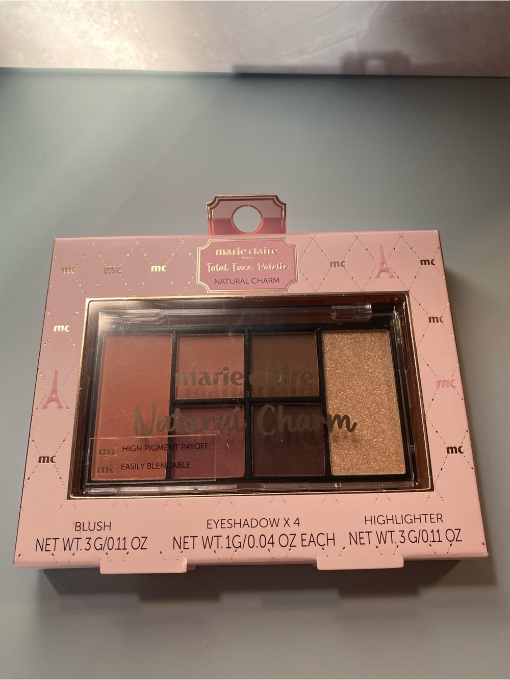 Natural Charm Pink Eyeshadow & Highlighter Palette